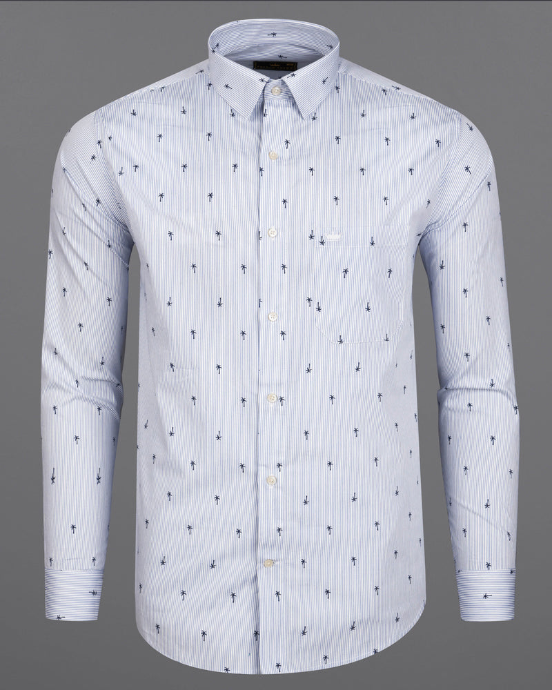 Pastel Blue with White Striped and Printed Premium Cotton Shirt 9063-38, 9063-H-38, 9063-39, 9063-H-39, 9063-40, 9063-H-40, 9063-42, 9063-H-42, 9063-44, 9063-H-44, 9063-46, 9063-H-46, 9063-48, 9063-H-48, 9063-50, 9063-H-50, 9063-52, 9063-H-52