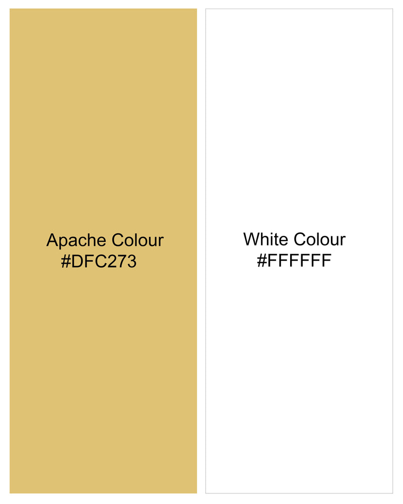 Apache Yellow and White Striped Premium Cotton Shirt 9075-CA-38, 9075-CA-H-38, 9075-CA-39, 9075-CA-H-39, 9075-CA-40, 9075-CA-H-40, 9075-CA-42, 9075-CA-H-42, 9075-CA-44, 9075-CA-H-44, 9075-CA-46, 9075-CA-H-46, 9075-CA-48, 9075-CA-H-48, 9075-CA-50, 9075-CA-H-50, 9075-CA-52, 9075-CA-H-52