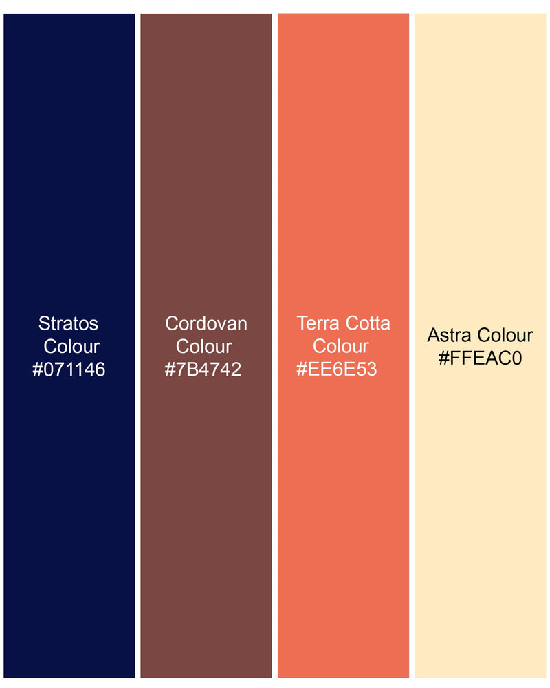 Terra Cotta Orange with Stratos Blue Multicolour Checked Herringbone Shirt 9253-BD-38, 9253-BD-H-38, 9253-BD-39, 9253-BD-H-39, 9253-BD-40, 9253-BD-H-40, 9253-BD-42, 9253-BD-H-42, 9253-BD-44, 9253-BD-H-44, 9253-BD-46, 9253-BD-H-46, 9253-BD-48, 9253-BD-H-48, 9253-BD-50, 9253-BD-H-50, 9253-BD-52, 9253-BD-H-52