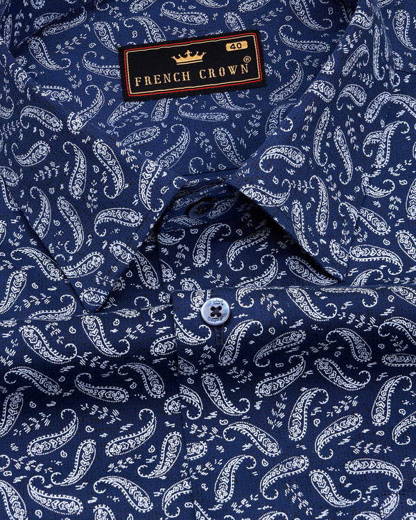 Biscay Blue Paisley Textured Royal Oxford Shirt 9261-BLE-38, 9261-BLE-H-38, 9261-BLE-39, 9261-BLE-H-39, 9261-BLE-40, 9261-BLE-H-40, 9261-BLE-42, 9261-BLE-H-42, 9261-BLE-44, 9261-BLE-H-44, 9261-BLE-46, 9261-BLE-H-46, 9261-BLE-48, 9261-BLE-H-48, 9261-BLE-50, 9261-BLE-H-50, 9261-BLE-52, 9261-BLE-H-52