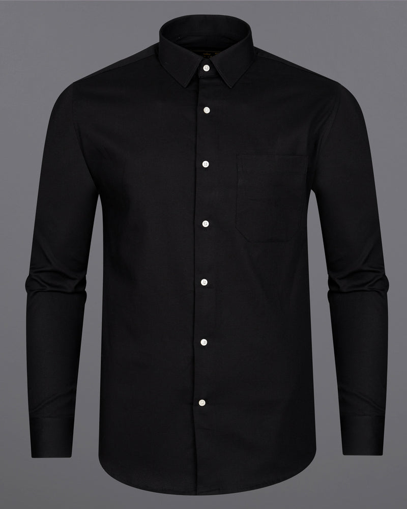 Jade Black Dobby Textured Premium Giza Cotton Shirt 9269-38, 9269-H-38, 9269-39, 9269-H-39, 9269-40, 9269-H-40, 9269-42, 9269-H-42, 9269-44, 9269-H-44, 9269-46, 9269-H-46, 9269-48, 9269-H-48, 9269-50, 9269-H-50, 9269-52, 9269-H-52