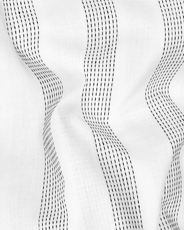 Bright White with Black Striped Dobby Textured Premium Giza Cotton Kurta Shirt 9293-KS-38, 9293-KS-H-38, 9293-KS-39, 9293-KS-H-39, 9293-KS-40, 9293-KS-H-40, 9293-KS-42, 9293-KS-H-42, 9293-KS-44, 9293-KS-H-44, 9293-KS-46, 9293-KS-H-46, 9293-KS-48, 9293-KS-H-48, 9293-KS-50, 9293-KS-H-50, 9293-KS-52, 9293-KS-H-52