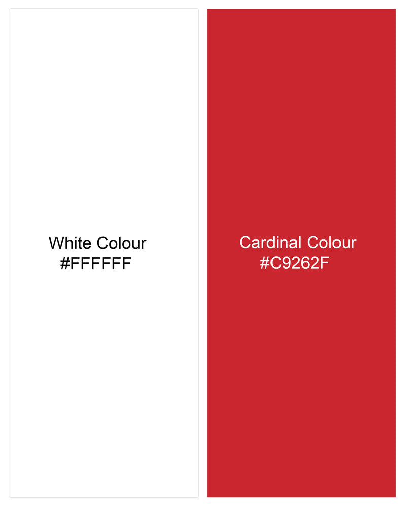 Bright White and Cardinal Red Twill Premium Cotton Shirt 9297-M-38, 9297-M-H-38, 9297-M-39, 9297-M-H-39, 9297-M-40, 9297-M-H-40, 9297-M-42, 9297-M-H-42, 9297-M-44, 9297-M-H-44, 9297-M-46, 9297-M-H-46, 9297-M-48, 9297-M-H-48, 9297-M-50, 9297-M-H-50, 9297-M-52, 9297-M-H-52