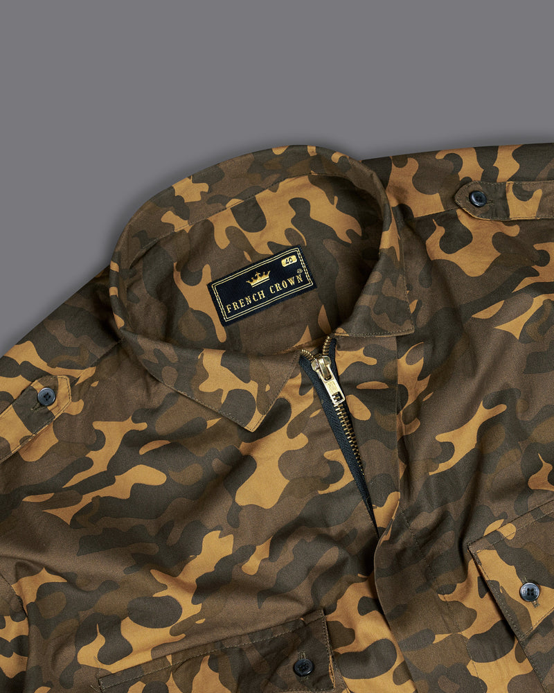 Taupe Brown with Birch Green Camouflage Royal Oxford Overshirt with Zipper Closure 9298-OS-ZP-P95-38, 9298-OS-ZP-P95-H-38, 9298-OS-ZP-P95-39, 9298-OS-ZP-P95-H-39, 9298-OS-ZP-P95-40, 9298-OS-ZP-P95-H-40, 9298-OS-ZP-P95-42, 9298-OS-ZP-P95-H-42, 9298-OS-ZP-P95-44, 9298-OS-ZP-P95-H-44, 9298-OS-ZP-P95-46, 9298-OS-ZP-P95-H-46, 9298-OS-ZP-P95-48, 9298-OS-ZP-P95-H-48, 9298-OS-ZP-P95-50, 9298-OS-ZP-P95-H-50, 9298-OS-ZP-P95-52, 9298-OS-ZP-P95-H-52