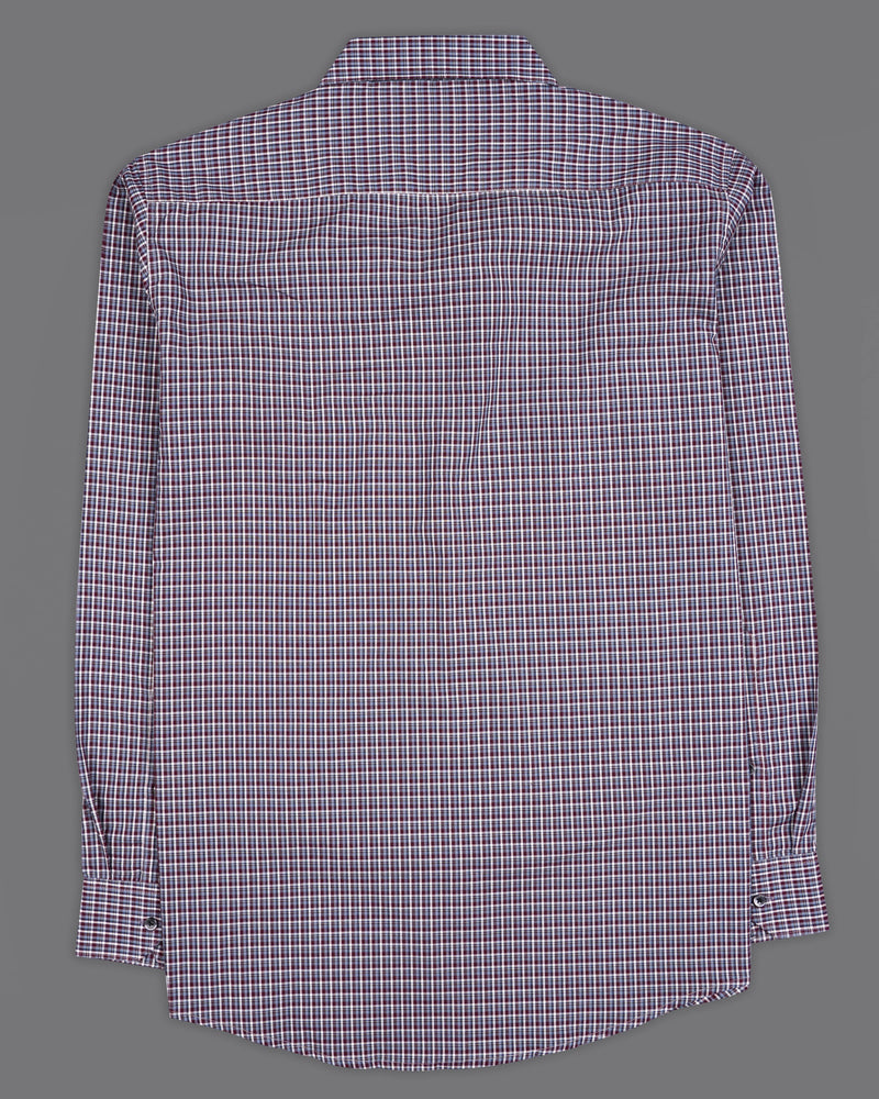 Scarlet Maroon with Gray Checkered Premium Cotton Shirt 9355-CA-BLK-38, 9355-CA-BLK-H-38, 9355-CA-BLK-39, 9355-CA-BLK-H-39, 9355-CA-BLK-40, 9355-CA-BLK-H-40, 9355-CA-BLK-42, 9355-CA-BLK-H-42, 9355-CA-BLK-44, 9355-CA-BLK-H-44, 9355-CA-BLK-46, 9355-CA-BLK-H-46, 9355-CA-BLK-48, 9355-CA-BLK-H-48, 9355-CA-BLK-50, 9355-CA-BLK-H-50, 9355-CA-BLK-52, 9355-CA-BLK-H-52