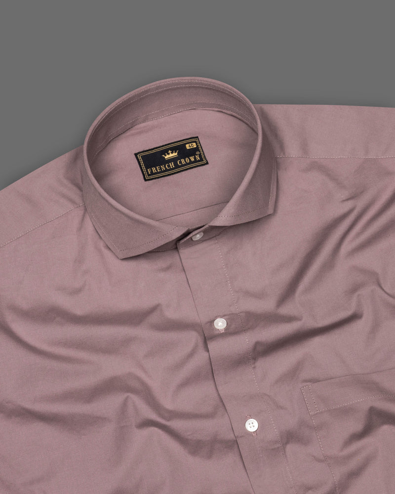 Almond Brown Premium Cotton Shirt