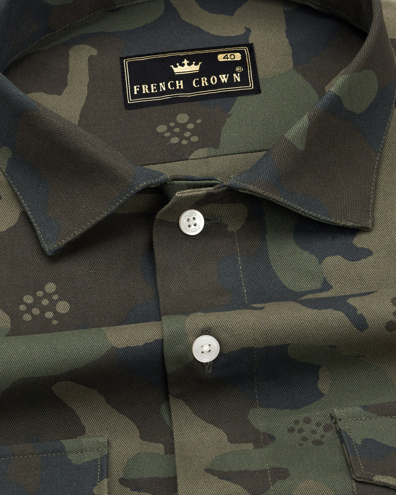 Makara Brown with Fuscous Green and Charade Blue Camouflage Royal Oxford Overshirt 9384-CA-OS-P277-38, 9384-CA-OS-P277-H-38, 9384-CA-OS-P277-39, 9384-CA-OS-P277-H-39, 9384-CA-OS-P277-40, 9384-CA-OS-P277-H-40, 9384-CA-OS-P277-42, 9384-CA-OS-P277-H-42, 9384-CA-OS-P277-44, 9384-CA-OS-P277-H-44, 9384-CA-OS-P277-46, 9384-CA-OS-P277-H-46, 9384-CA-OS-P277-48, 9384-CA-OS-P277-H-48, 9384-CA-OS-P277-50, 9384-CA-OS-P277-H-50, 9384-CA-OS-P277-52, 9384-CA-OS-P277-H-52