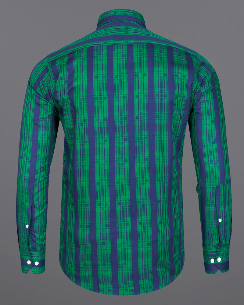 Eucalyptus Green with Rhino Blue Striped Dobby Premium Giza Cotton Shirt 9438-CA-38, 9438-CA-H-38, 9438-CA-39, 9438-CA-H-39, 9438-CA-40, 9438-CA-H-40, 9438-CA-42, 9438-CA-H-42, 9438-CA-44, 9438-CA-H-44, 9438-CA-46, 9438-CA-H-46, 9438-CA-48, 9438-CA-H-48, 9438-CA-50, 9438-CA-H-50, 9438-CA-52, 9438-CA-H-52