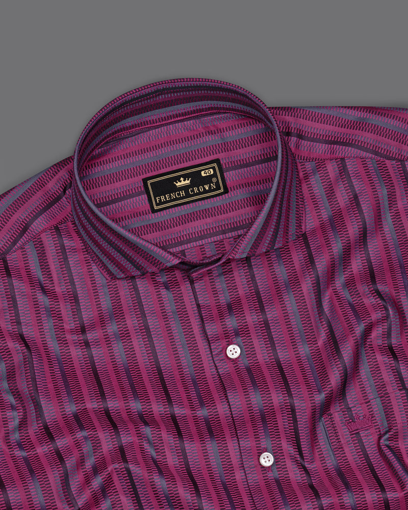 Matterhorn Maroon Multicolour Striped Jacquard Textured Premium Giza Cotton Shirt 9515-CA-38, 9515-CA-H-38, 9515-CA-39, 9515-CA-H-39, 9515-CA-40, 9515-CA-H-40, 9515-CA-42, 9515-CA-H-42, 9515-CA-44, 9515-CA-H-44, 9515-CA-46, 9515-CA-H-46, 9515-CA-48, 9515-CA-H-48, 9515-CA-50, 9515-CA-H-50, 9515-CA-52, 9515-CA-H-52