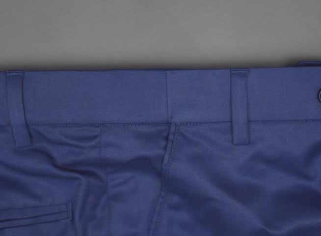 Gunmetal Blue Stretchable Waistband Pants