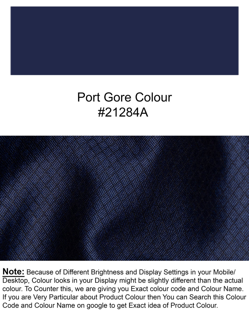 Port Gore Blue Subtle Textured Woolrich Tuxedo Blazer BL1273-BKL-42, BL1273-BKL-54, BL1273-BKL-56, BL1273-BKL-58, BL1273-BKL-36, BL1273-BKL-38, BL1273-BKL-40, BL1273-BKL-44, BL1273-BKL-46, BL1273-BKL-48, BL1273-BKL-50, BL1273-BKL-52, BL1273-BKL-60