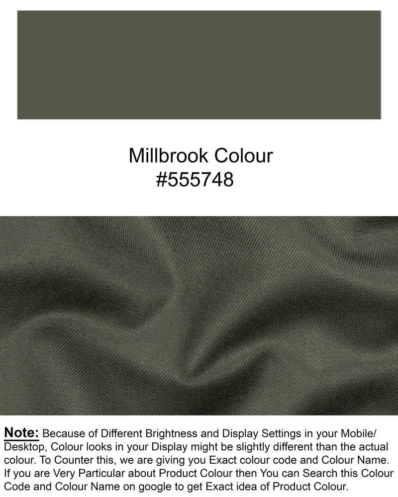 Millbrook Green Cross Buttoned Bandhgala/Mandarin Premium Cotton Blazer BL1297-CBG-36, BL1297-CBG-38, BL1297-CBG-40, BL1297-CBG-42, BL1297-CBG-44, BL1297-CBG-48, BL1297-CBG-46, BL1297-CBG-50, BL1297-CBG-52, BL1297-CBG-54, BL1297-CBG-56, BL1297-CBG-58, BL1297-CBG-60