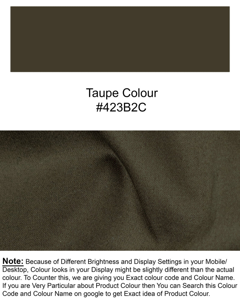 Taupe Brown Premium Cotton Blazer BL1326-SBP-36, BL1326-SBP-38, BL1326-SBP-40, BL1326-SBP-42, BL1326-SBP-44, BL1326-SBP-46, BL1326-SBP-48, BL1326-SBP-50, BL1326-SBP-52, BL1326-SBP-54, BL1326-SBP-56, BL1326-SBP-58, BL1326-SBP-60
