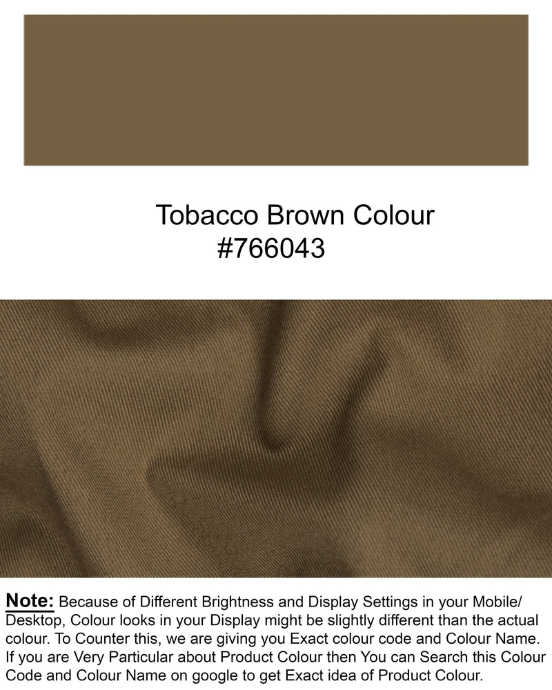 Tobacco Brown Premium Cotton Blazer BL1332-SBP-36, BL1332-SBP-38, BL1332-SBP-40, BL1332-SBP-42, BL1332-SBP-44, BL1332-SBP-46, BL1332-SBP-48, BL1332-SBP-50, BL1332-SBP-52, BL1332-SBP-54, BL1332-SBP-56, BL1332-SBP-58, BL1332-SBP-60