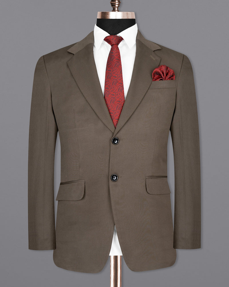 Don Juan Brown Wool Rich Blazer BL1496-SB-36, BL1496-SB-38, BL1496-SB-40, BL1496-SB-42, BL1496-SB-44, BL1496-SB-46, BL1496-SB-48, BL1496-SB-50, BL1496-SB-52, BL1496-SB-54, BL1496-SB-56, BL1496-SB-58, BL1496-SB-60