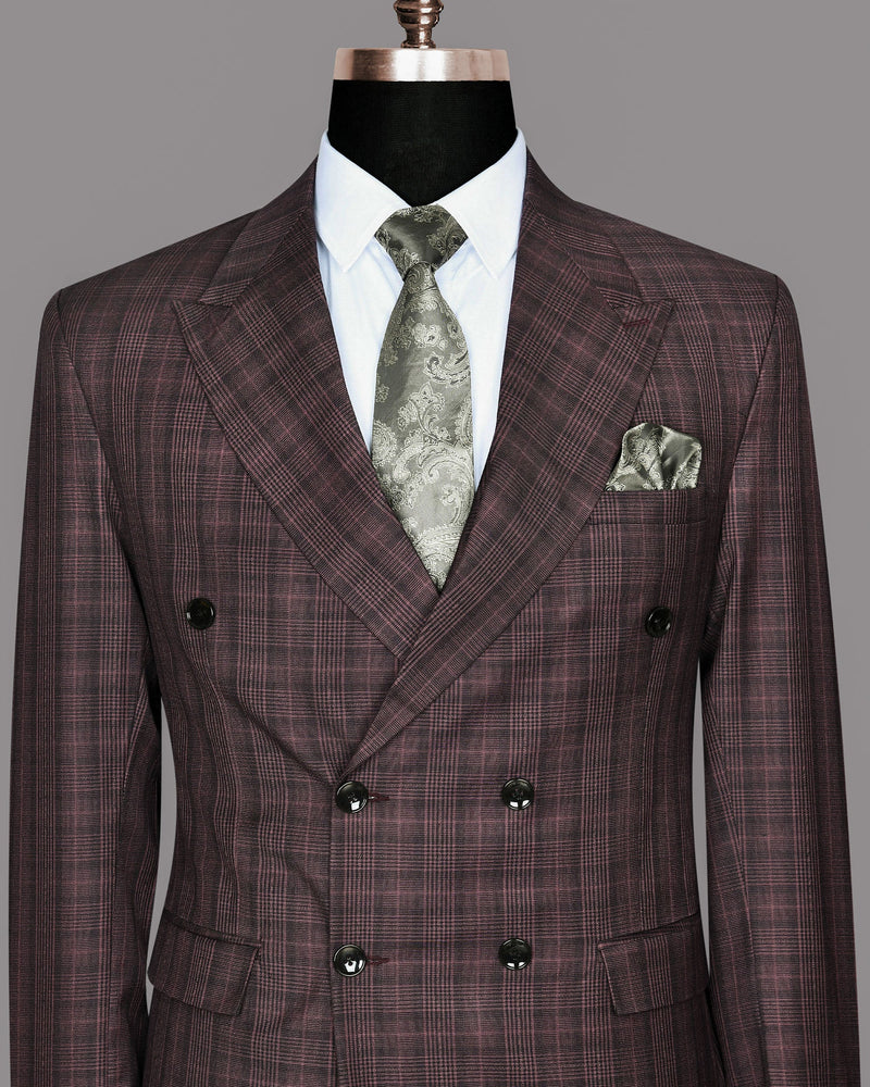 Rosewood Plaid Double Breasted Blazer BL152DB-54, BL152DB-38, BL152DB-48, BL152DB-52, BL152DB-40, BL152DB-42, BL152DB-50, BL152DB-36, BL152DB-58, BL152DB-44, BL152DB-46, BL152DB-56, BL152DB-60