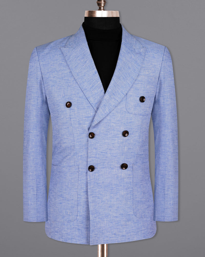 Ship Cove Blue Double BreaBled Luxurious Linen Sports Blazer BL1543-DB-PP-36, BL1543-DB-PP-38, BL1543-DB-PP-40, BL1543-DB-PP-42, BL1543-DB-PP-44, BL1543-DB-PP-46, BL1543-DB-PP-48, BL1543-DB-PP-50, BL1543-DB-PP-52, BL1543-DB-PP-54, BL1543-DB-PP-56, BL1543-DB-PP-58, BL1543-DB-PP-60