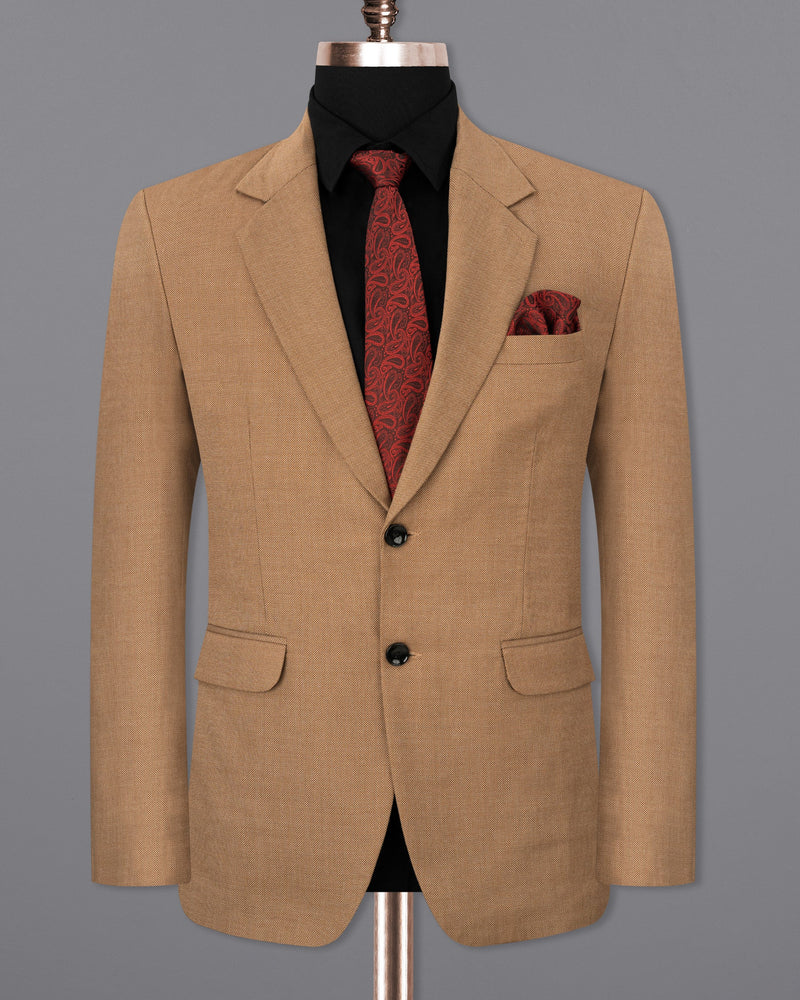 Brownish Dobby Textured Blazer BL1718-SB-36,BL1718-SB-38,BL1718-SB-40,BL1718-SB-42,BL1718-SB-44,BL1718-SB-46,BL1718-SB-48,BL1718-SB-50,BL1718-SB-52,BL1718-SB-54,BL1718-SB-56,BL1718-SB-58,BL1718-SB-60