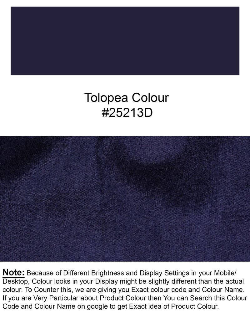 Tolopea Navy Blue Cross Buttoned Bandhgala Corduroy Premium Cotton Designer Blazer BL1967-CBG-D44-36, BL1967-CBG-D44-38, BL1967-CBG-D44-40, BL1967-CBG-D44-42, BL1967-CBG-D44-44, BL1967-CBG-D44-46, BL1967-CBG-D44-48, BL1967-CBG-D44-50, BL1967-CBG-D44-52, BL1967-CBG-D44-54, BL1967-CBG-D44-56, BL1967-CBG-D44-58, BL1967-CBG-D44-60