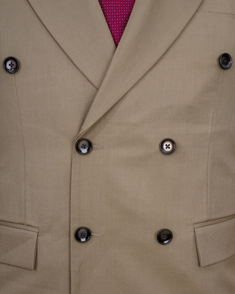 Stonewall Brown Double Breasted Blazers