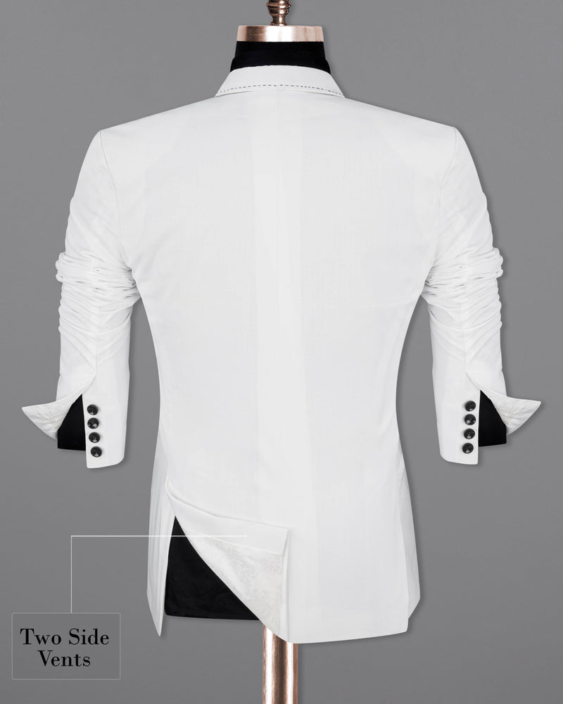 Bright White Single Breasted Premium Cotton Designer Blazer BL2065-SBP-CT-36, BL2065-SBP-CT-38, BL2065-SBP-CT-40, BL2065-SBP-CT-42, BL2065-SBP-CT-44, BL2065-SBP-CT-46, BL2065-SBP-CT-48, BL2065-SBP-CT-50, BL2065-SBP-CT-52, BL2065-SBP-CT-54, BL2065-SBP-CT-56, BL2065-SBP-CT-58, BL2065-SBP-CT-60