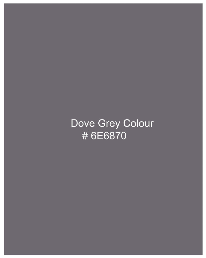 Dove Grey Wool Rich Single Breasted Blazer