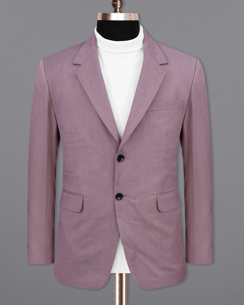 Cinereous Pink Premium Cotton Single Breasted Blazer BL2146-SB-36, BL2146-SB-38, BL2146-SB-40, BL2146-SB-42, BL2146-SB-44, BL2146-SB-46, BL2146-SB-48, BL2146-SB-50, BL2146-SB-52, BL2146-SB-54, BL2146-SB-56, BL2146-SB-58, BL2146-SB-60
