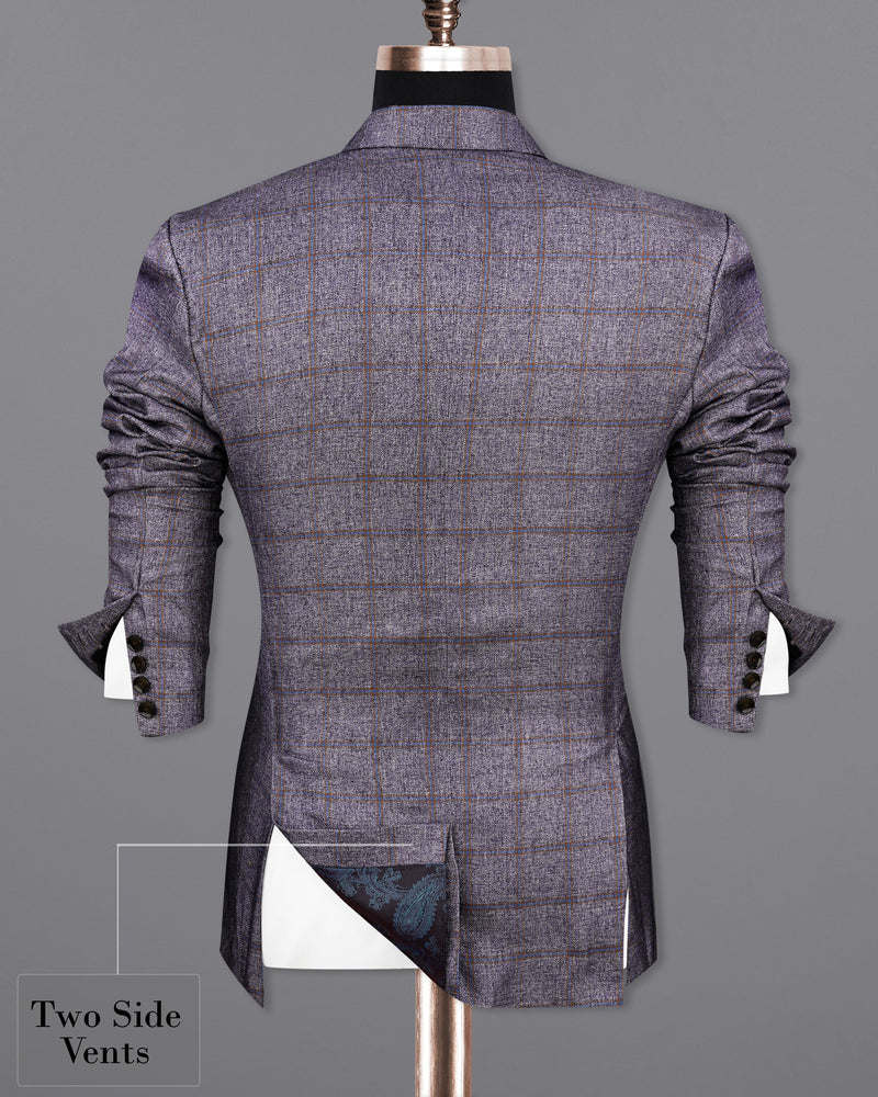 Mobster Gray Windowpane Double Breasted Blazer BL2153-DB-36, BL2153-DB-38, BL2153-DB-40, BL2153-DB-42, BL2153-DB-44, BL2153-DB-46, BL2153-DB-48, BL2153-DB-50, BL2153-DB-52, BL2153-DB-54, BL2153-DB-56, BL2153-DB-58, BL2153-DB-60