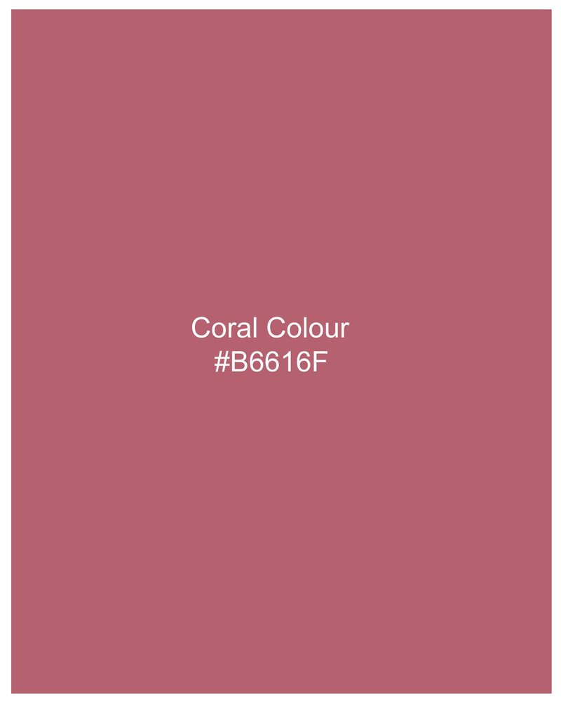 Coral Pink Cross Buttoned Bandhgala Premium Velvet Designer Blazer BL2206-CBG-36, BL2206-CBG-38, BL2206-CBG-40, BL2206-CBG-42, BL2206-CBG-44, BL2206-CBG-46, BL2206-CBG-48, BL2206-CBG-50, BL2206-CBG-52, BL2206-CBG-54, BL2206-CBG-56, BL2206-CBG-58, BL2206-CBG-60