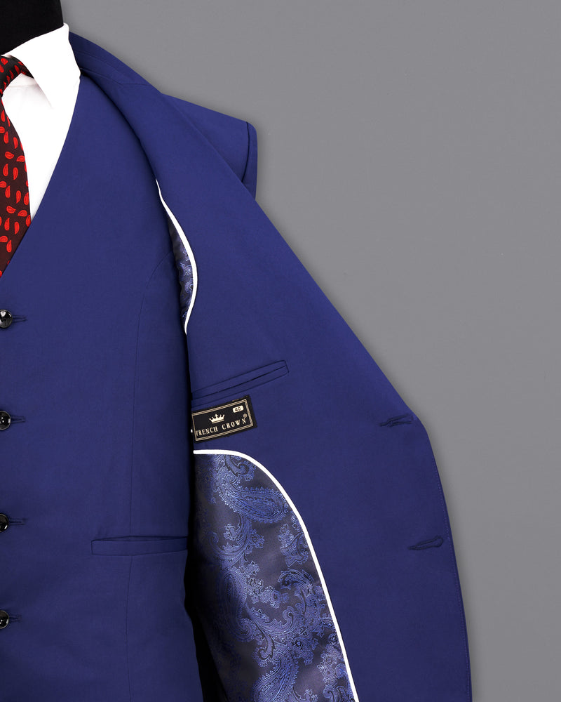 Royal Blue Single Breasted Blazer BL2451-SB-36, BL2451-SB-38, BL2451-SB-40, BL2451-SB-42, BL2451-SB-44, BL2451-SB-46, BL2451-SB-48, BL2451-SB-50, BL2451-SB-52, BL2451-SB-54, BL2451-SB-56, BL2451-SB-58, BL2451-SB-60		