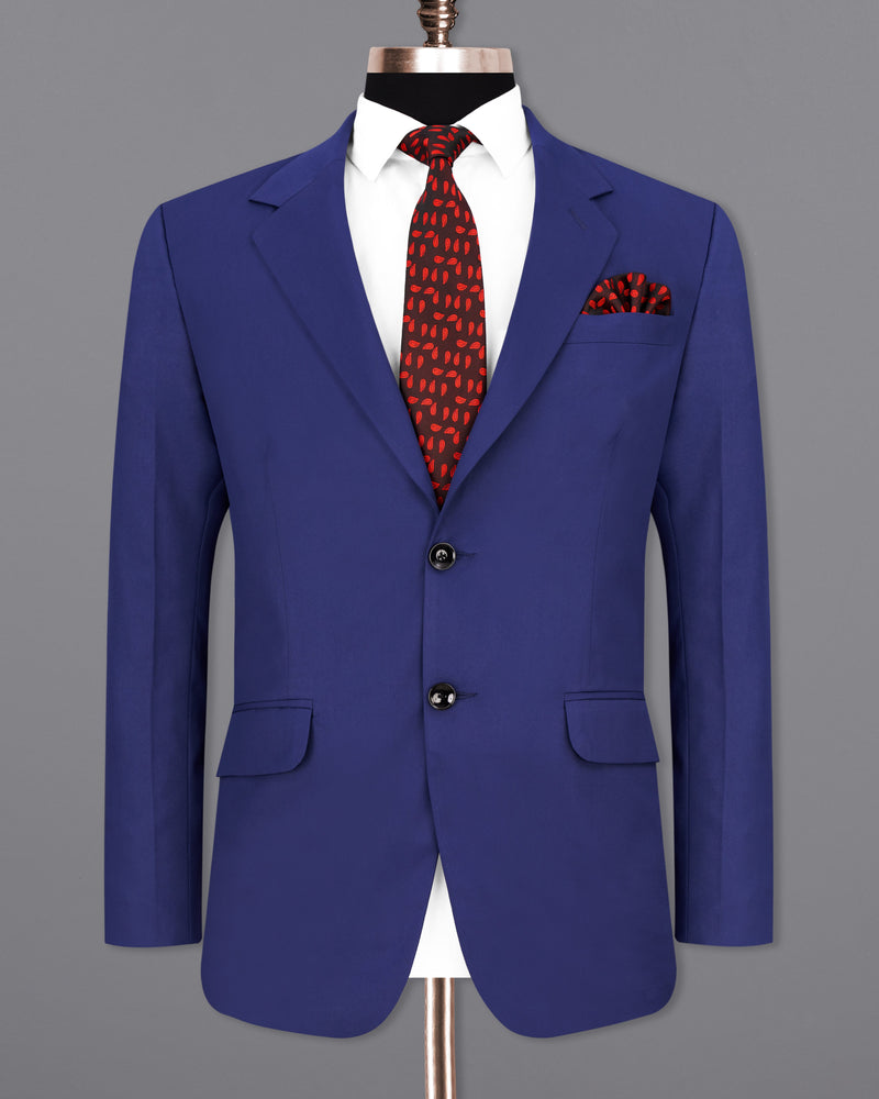 Royal Blue Single Breasted Blazer BL2451-SB-36, BL2451-SB-38, BL2451-SB-40, BL2451-SB-42, BL2451-SB-44, BL2451-SB-46, BL2451-SB-48, BL2451-SB-50, BL2451-SB-52, BL2451-SB-54, BL2451-SB-56, BL2451-SB-58, BL2451-SB-60		