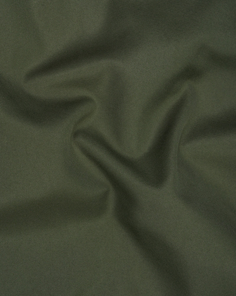 Twill Green Bandhgala Blazer BL2458-BG-36, BL2458-BG-38, BL2458-BG-40, BL2458-BG-42, BL2458-BG-44, BL2458-BG-46, BL2458-BG-48, BL2458-BG-50, BL2458-BG-52, BL2458-BG-54, BL2458-BG-56, BL2458-BG-58, BL2458-BG-60	