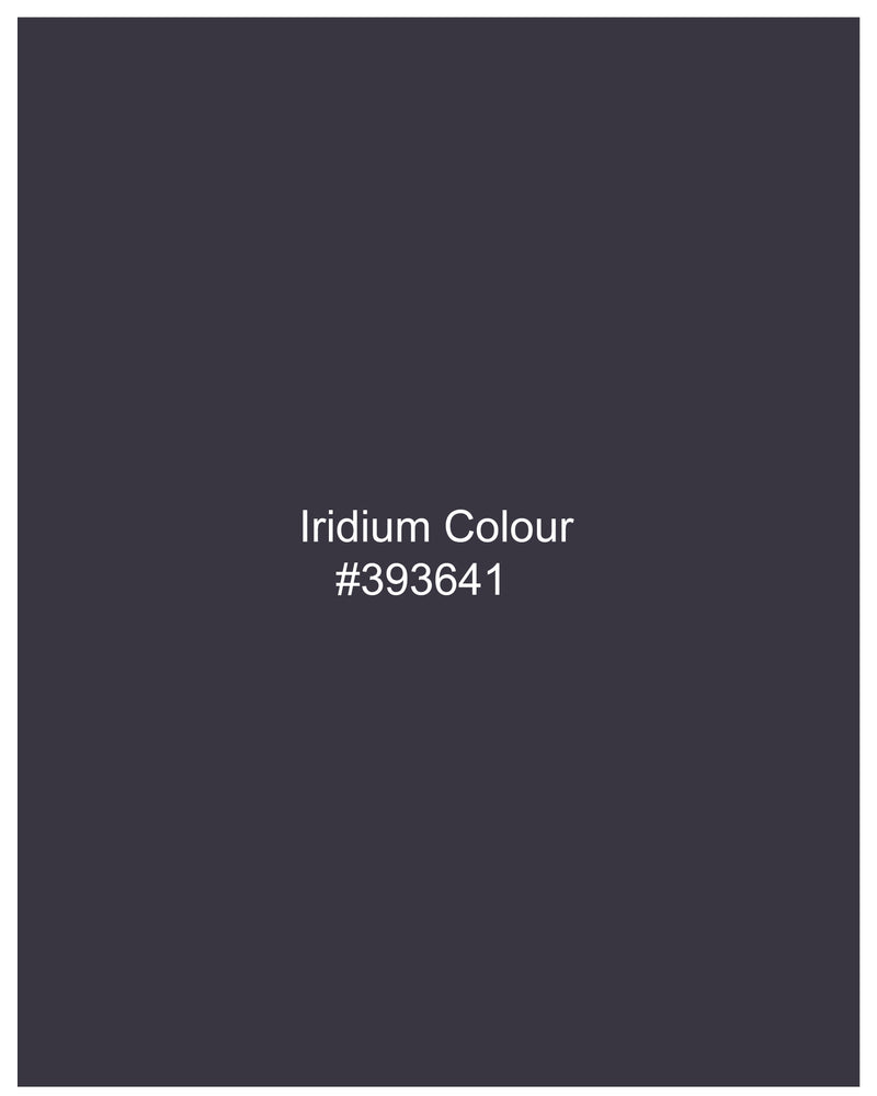Iridium Gray Single-Breasted Blazer