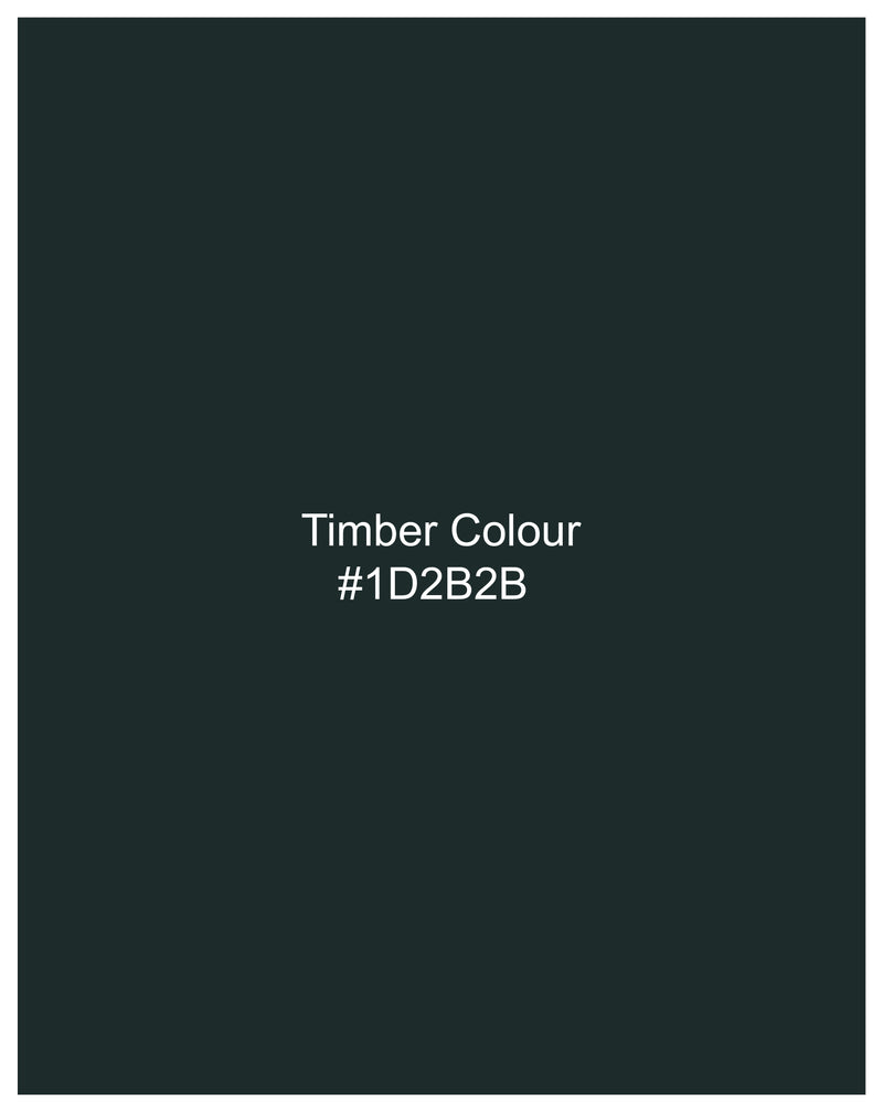 Timber Green Plaid Cross-Buttoned Bandhgala Blazer