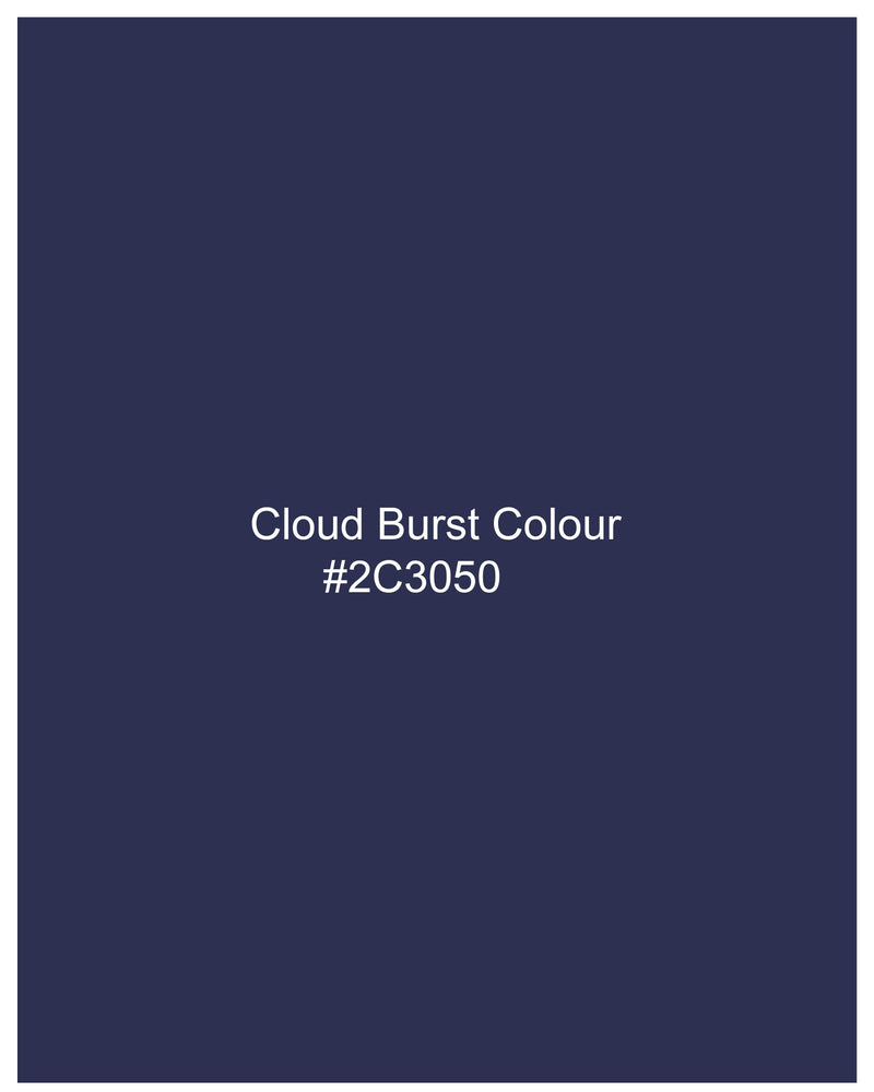 Cloud Burst Blue Double Breasted Blazer