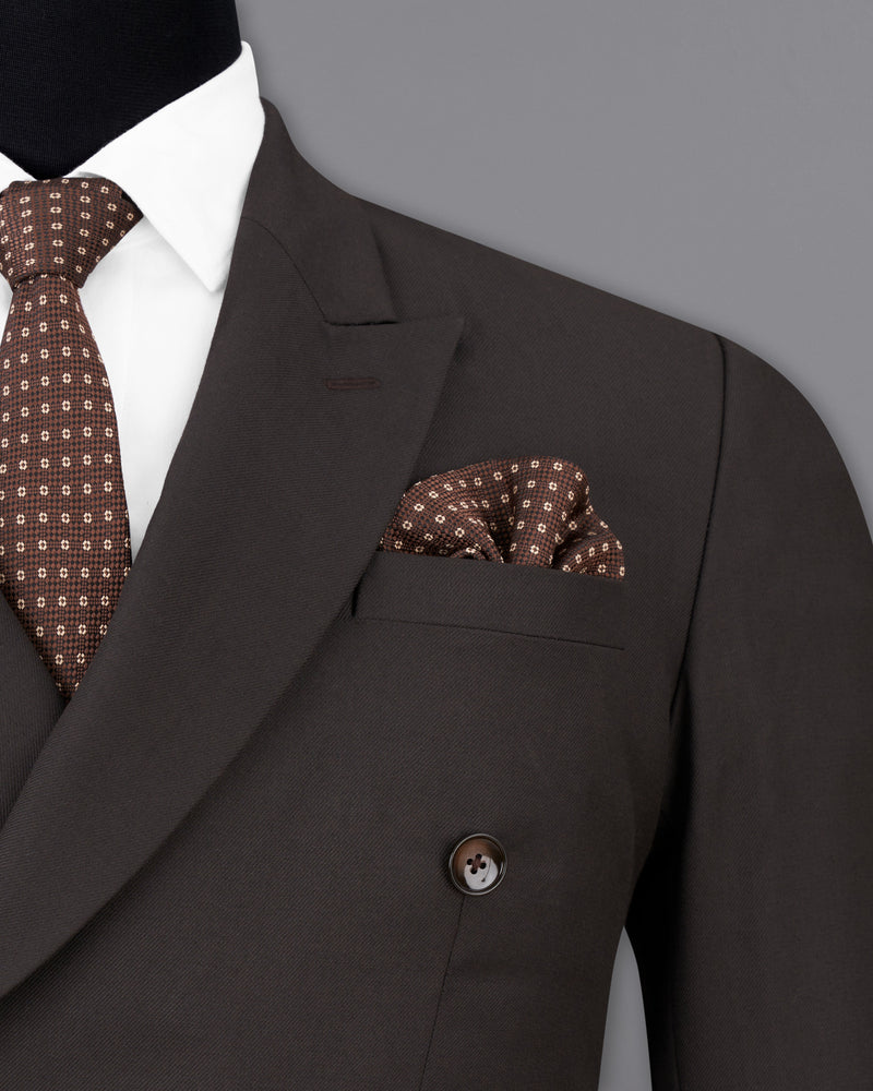 Eclipse Brown Double Breasted Blazer