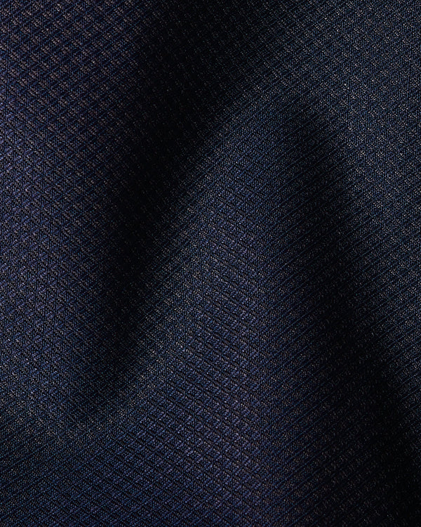 Berry Blue Diamond Textured Blazer
