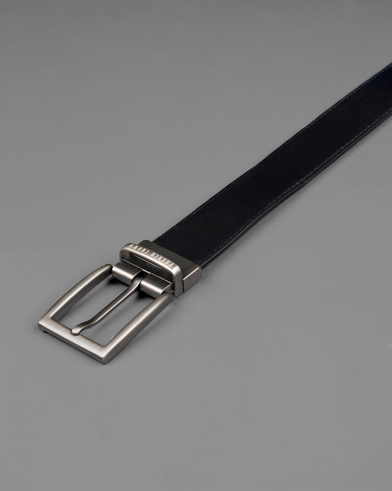 Silver Buckle with Jade Black and Brown Leather Free Handcrafted Reversible Belt BT053-28, BT053-30, BT053-32, BT053-34, BT053-36, BT053-38