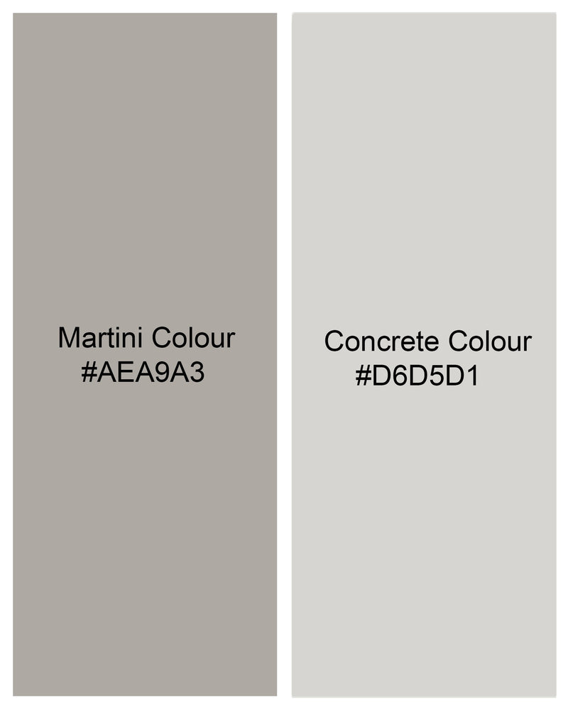 Martini Gray Printed Oxford Premium Cotton Boxers BX420-01-28, BX420-01-30, BX420-01-32, BX420-01-34, BX420-01-36, BX420-01-38, BX420-01-40, BX420-01-42, BX420-01-44