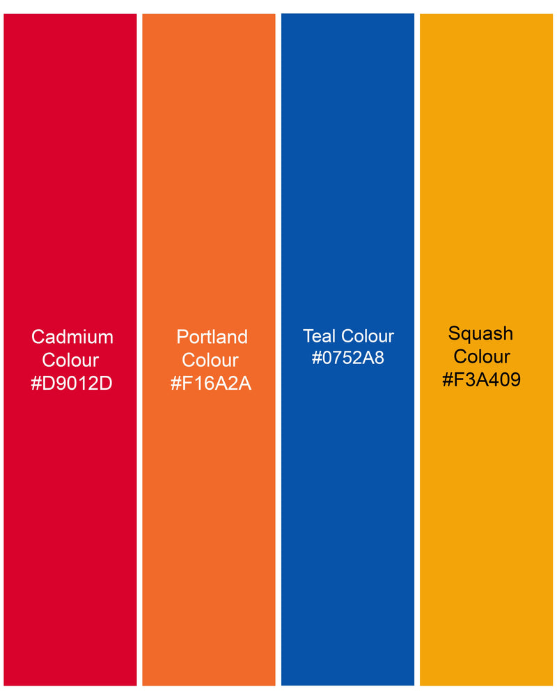 Cadmium Red with Portland Orange Multicolour Premium Cotton Boxers