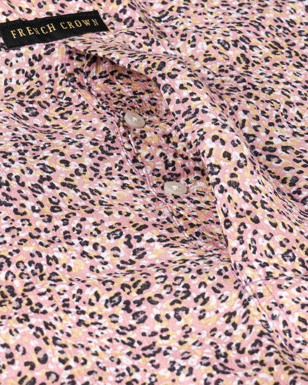 Cavern Pink Leopard Striped Premium Tencel Boxers
