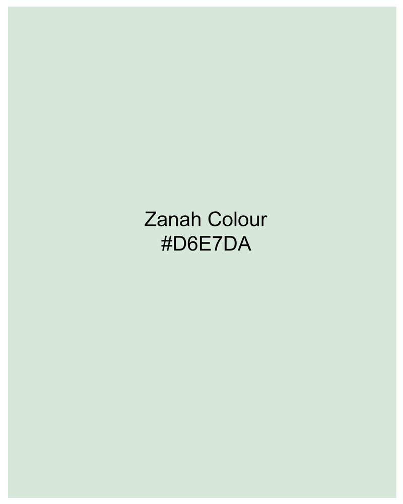 Zanah Green Twill Premium Cotton Boxers and Buttermilk Yellow Ditsy Printed Premium Cotton Boxers Combo