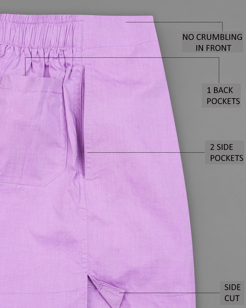 Wisteria Pink Chambray Boxers and Carousel Peach Dobby Boxers