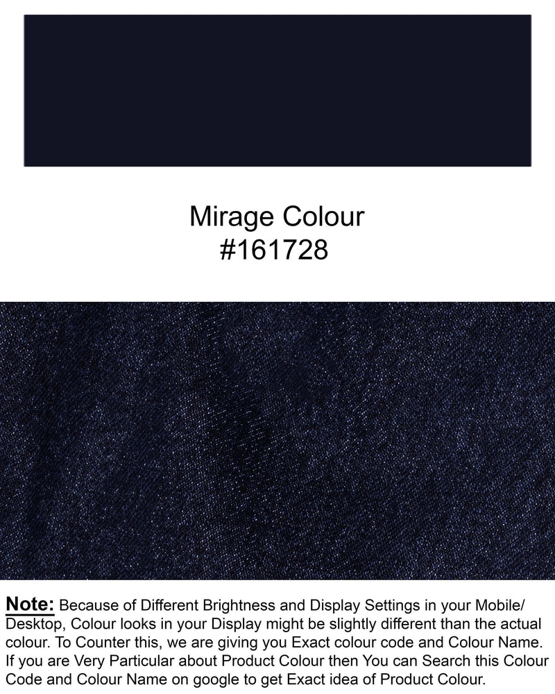 Mirage Blue Rinse washed Clean Look Stretchable Denim J116-32, J116-34, J116-36, J116-38, J116-40