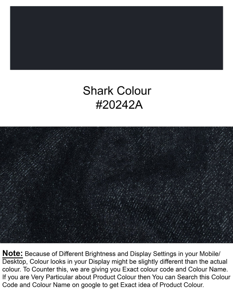 Greenish Shark Gray Rinsed Clean Look Stretchable Denim J119-32, J119-34, J119-36, J119-38, J119-40