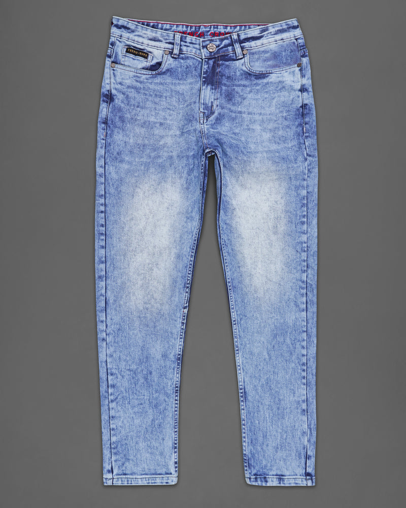 Regent Blue Stone Wash Stretchable Denim