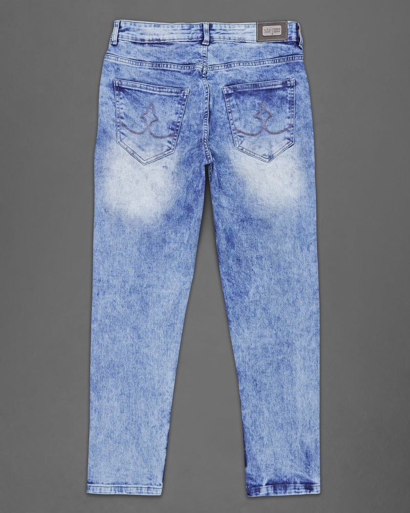 Regent Blue Stone Wash Stretchable Denim