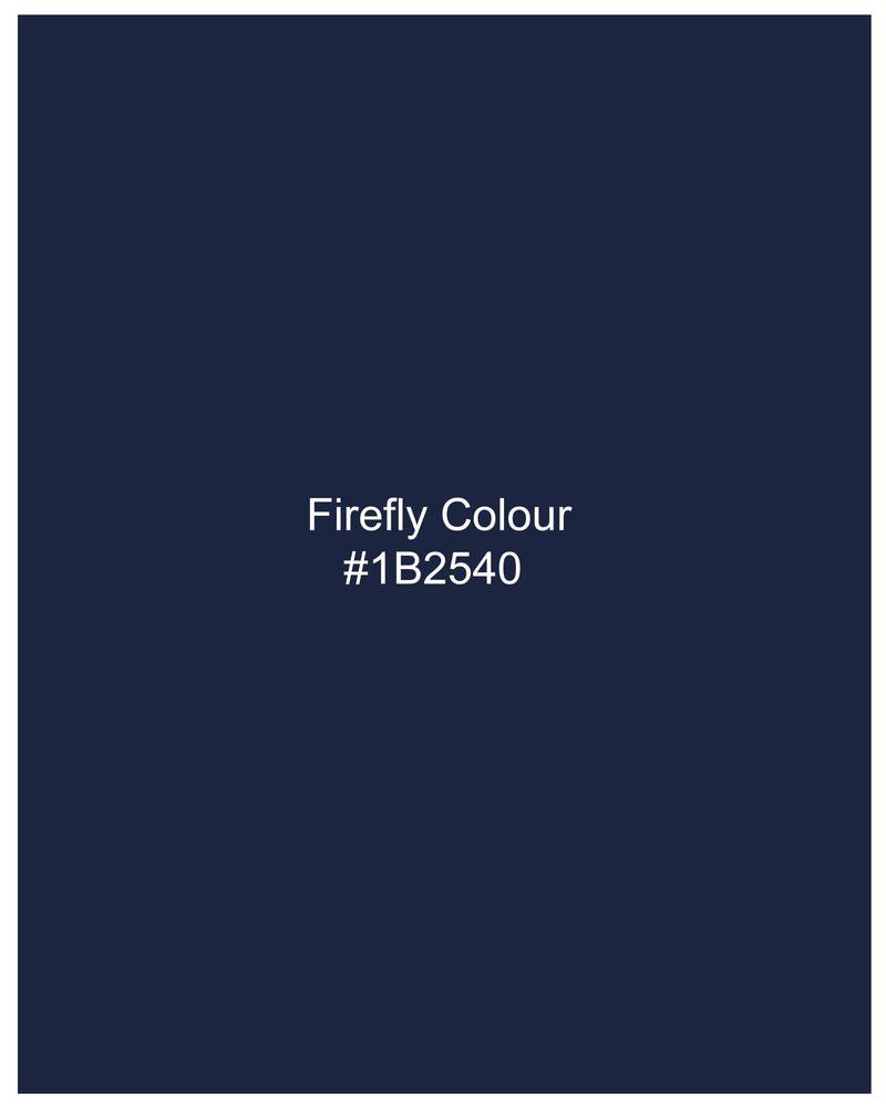 Firefly Navy Blue Hand Sanding Stretchable Denim