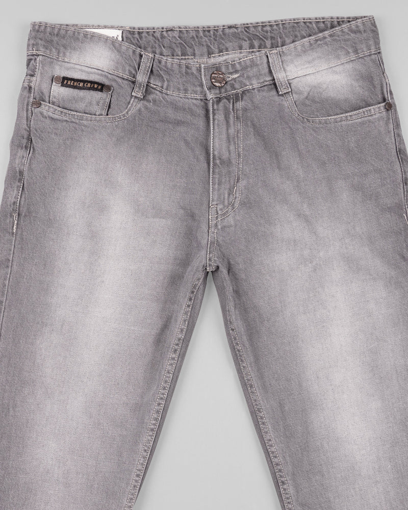 DUSTY GRAY SLIM FIT MID-RISE CLEAN LOOK STRETCHABLE DENIM J78-30, J78-32, J78-34, J78-36, J78-38, J78-40