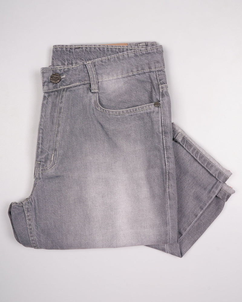 DUSTY GRAY SLIM FIT MID-RISE CLEAN LOOK STRETCHABLE DENIM J78-30, J78-32, J78-34, J78-36, J78-38, J78-40